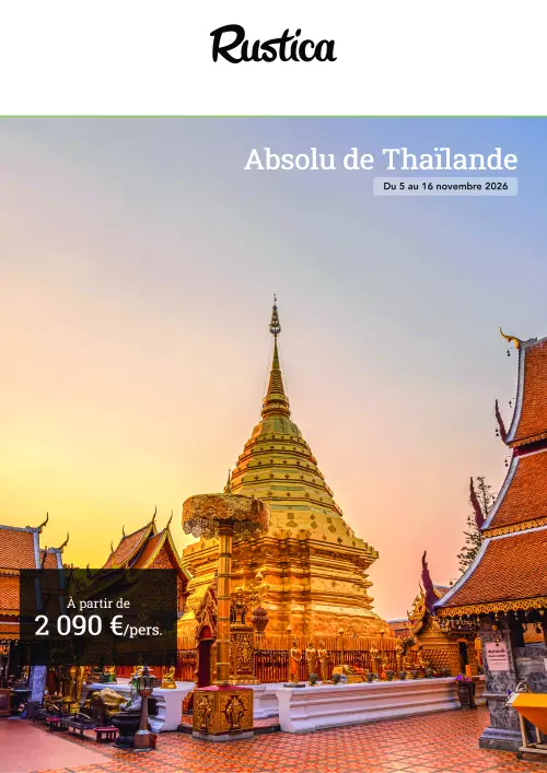 Brochure Absolu de Thaïlande avec Rustica