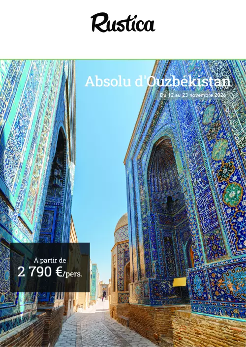 Brochure Absolu d'Ouzbékistan avec Rustica